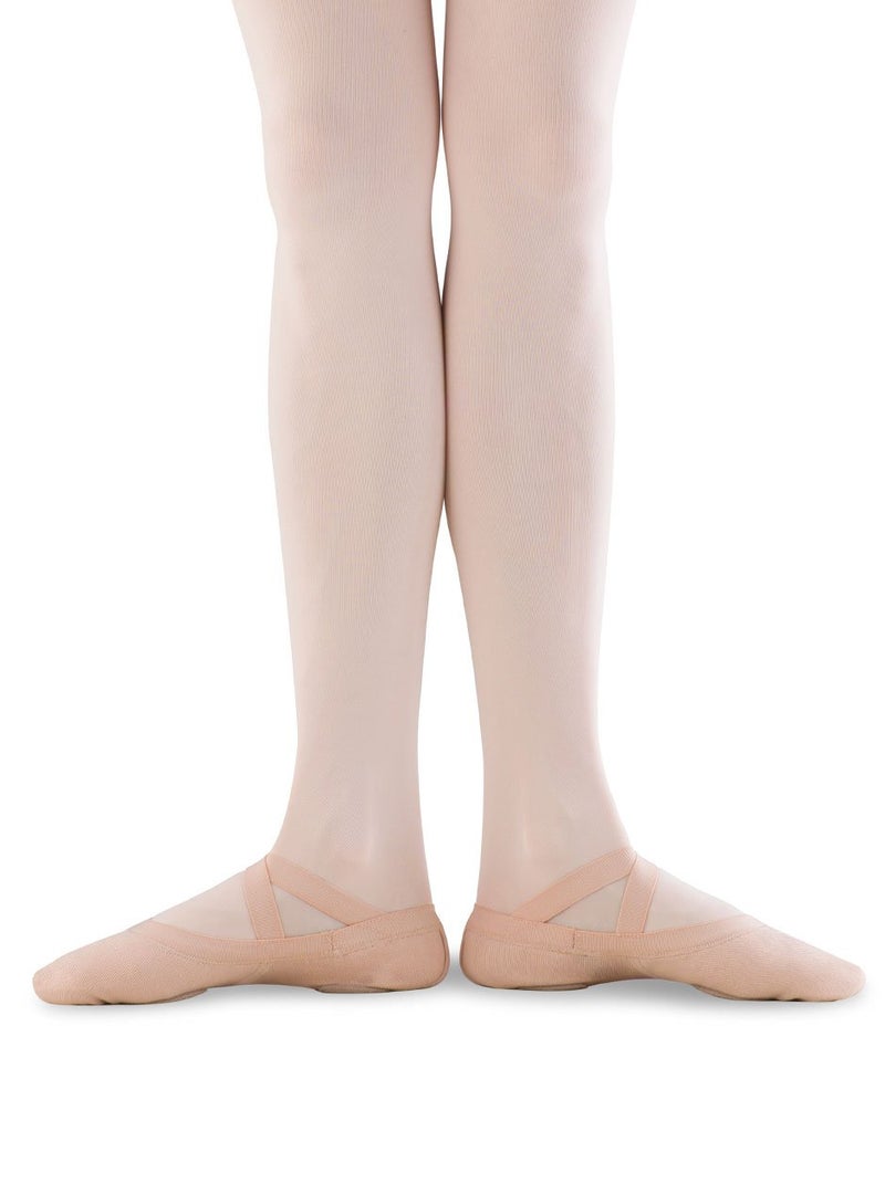 Bloch Dance Women's Synchrony Split Sole Stretch Canvas Ballet Slipper/Shoe, Pink, 4 Medium - Image 2